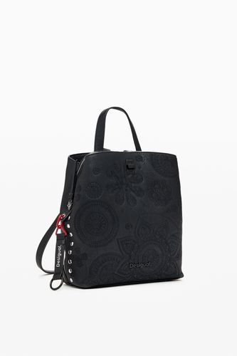 Mochila bordado flores - BLACK - U - Desigual - Modalova