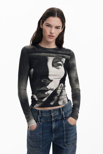 Long sleeve sculpture T-shirt - XS - Desigual - Modalova