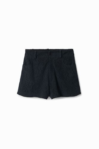 Chrochet shorts - BLACK - S - Desigual - Modalova