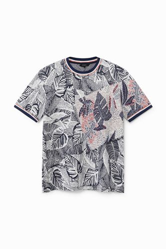 Camiseta jacquard tropical - Desigual - Modalova