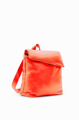Small leather backpack - ORANGE - U - Desigual - Modalova