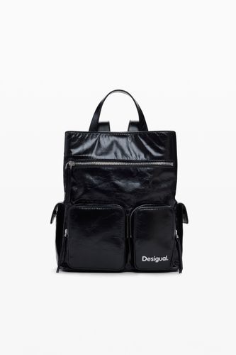 Small leather backpack - BLACK - U - Desigual - Modalova