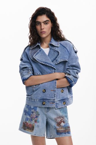 Chaqueta Tucker cruzada - BLUE - L - Desigual - Modalova