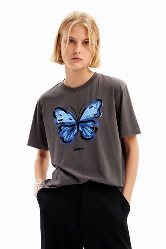 Butterfly illustration T-shirt - - L - Desigual - Modalova