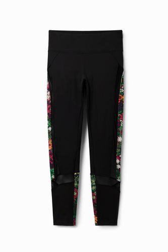 Slim floral leggings - BLACK - XXL - Desigual - Modalova