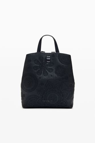 Mochila bordado flores - BLACK - U - Desigual - Modalova