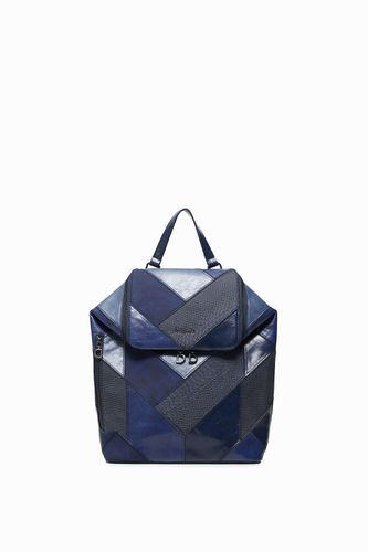 Backpack mosaic leather effect - - U - Desigual - Modalova