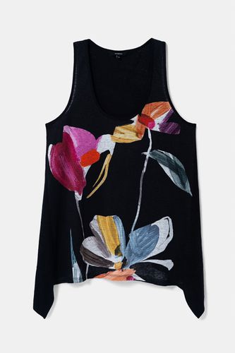 Floral tank top T-shirt - - XS - Desigual - Modalova