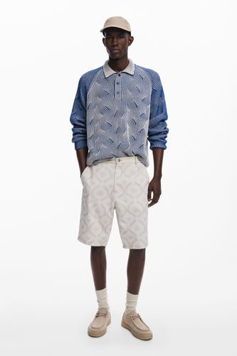 Bermuda à motifs soleils - Desigual - Modalova