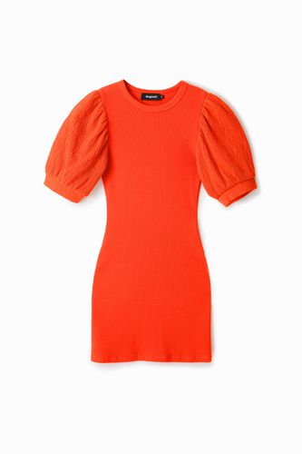 Short slim coral dress - ORANGE - L - Desigual - Modalova