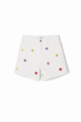 Daisy denim shorts - WHITE - 13/14 - Desigual - Modalova