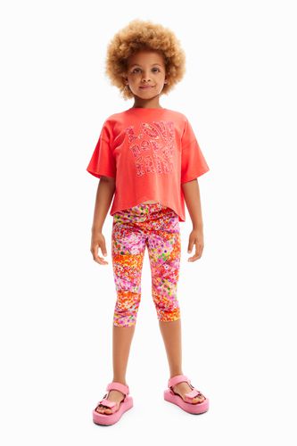 Leggings capri flores - Desigual - Modalova