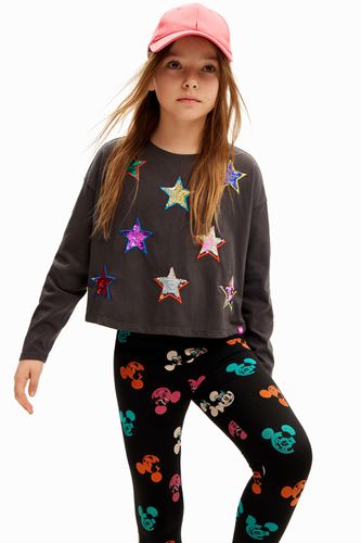 Camiseta manga larga estrellas - Desigual - Modalova