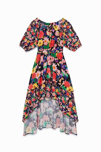 Floral layered dress - - S - Desigual - Modalova