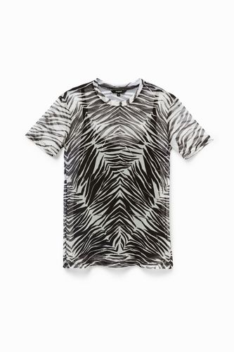Camiseta transparente de cebra - - S - Desigual - Modalova