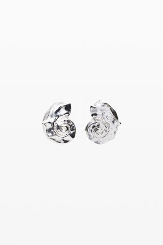 Silver shell-shaped earrings Zalio - U - Desigual - Modalova
