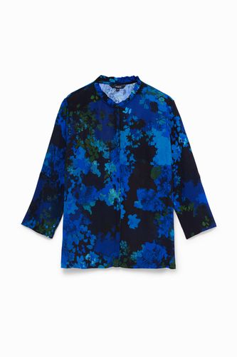Floral camouflage shirt - BLUE - M - Desigual - Modalova