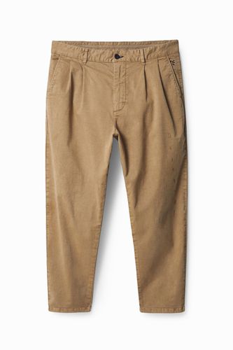 Comfy chino trousers - WHITE - 36 - Desigual - Modalova