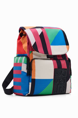 Large geometric backpack - - U - Desigual - Modalova