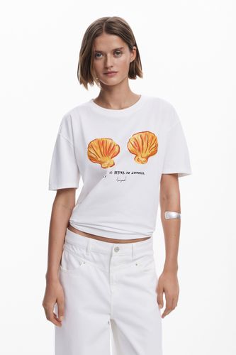 Shell T-shirt - WHITE - XS - Desigual - Modalova
