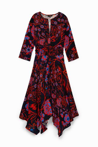 Boho midi dress with floral print - - 44 - Desigual - Modalova