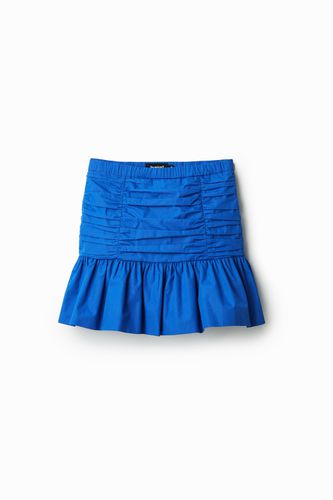 Draped flounce mini skirt - - S - Desigual - Modalova