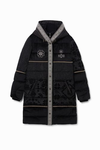 Boho padded coat - BLACK - 36 - Desigual - Modalova