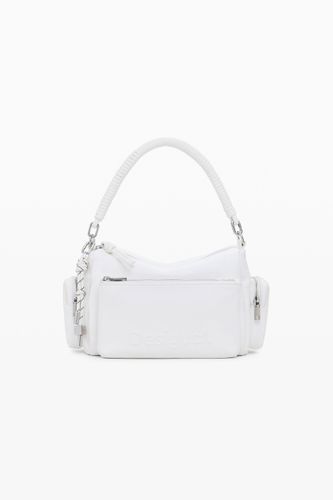 Handbag with pockets - WHITE - U - Desigual - Modalova