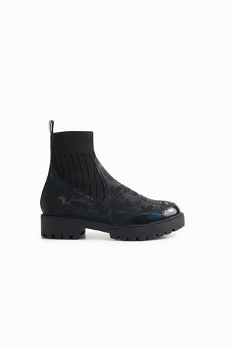 Biker sock boots - BLACK - 36 - Desigual - Modalova