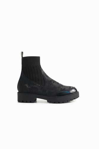 Biker sock boots - BLACK - 39 - Desigual - Modalova