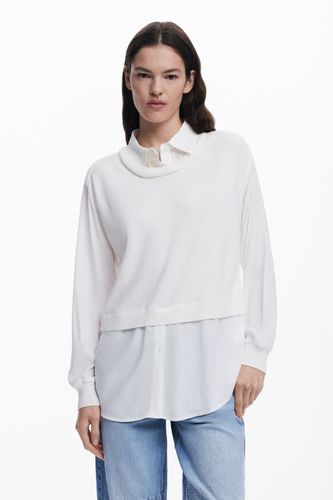 In-1 effect shirt - WHITE - M - Desigual - Modalova