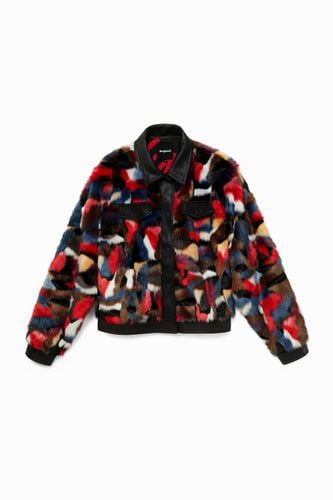 Loose fur jacket - BLACK - XL - Desigual - Modalova