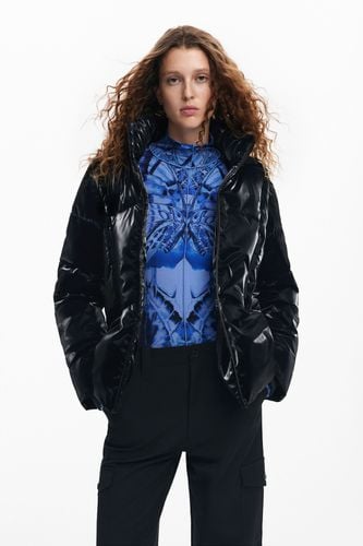 Padded coat with hood - BLACK - M - Desigual - Modalova