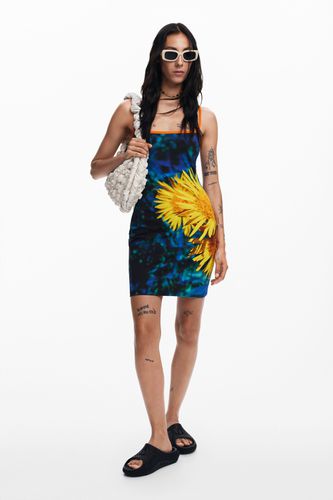 Sunflower midi dress - BLUE - L - Desigual - Modalova