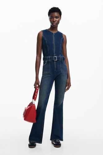 Denim jumpsuit - BLUE - L - Desigual - Modalova