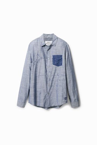 Striped shirt - BLUE - XL - Desigual - Modalova