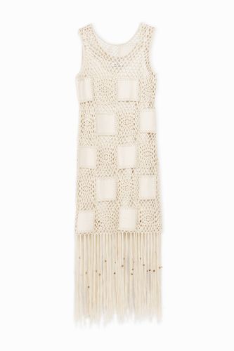 Dress in crochet and fringe - - XL - Desigual - Modalova
