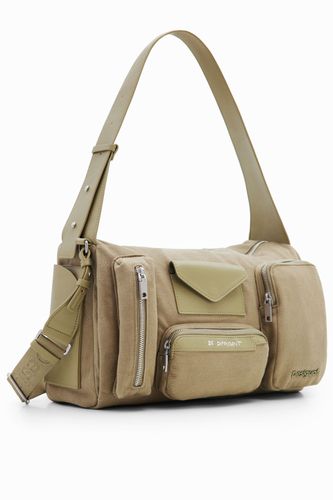XL canvas pockets bag - GREEN - U - Desigual - Modalova