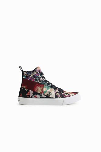 Zapatillas bota patch floral - - 36 - Desigual - Modalova