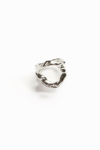 Zalio silver plated letter O ring - - L - Desigual - Modalova