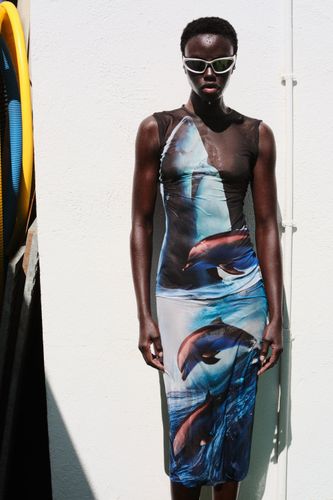 Robe longue requin Botter - Desigual - Modalova