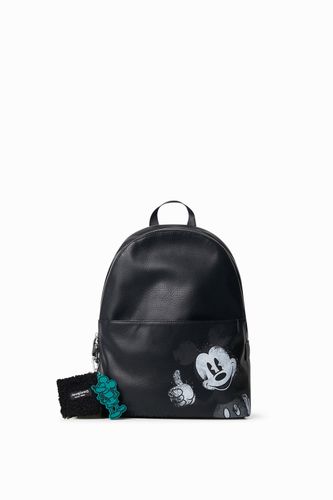 Leather effect backpack illustration - Mickey Mouse - U - Desigual - Modalova