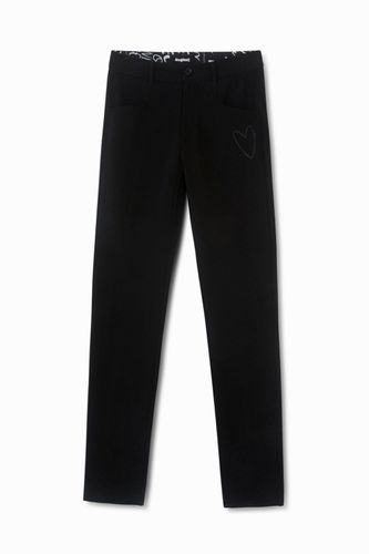 Pantalón largo slim - BLACK - XS - Desigual - Modalova