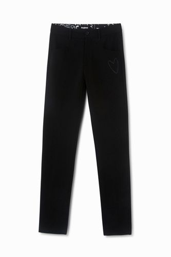 Slim long trousers - BLACK - XS - Desigual - Modalova