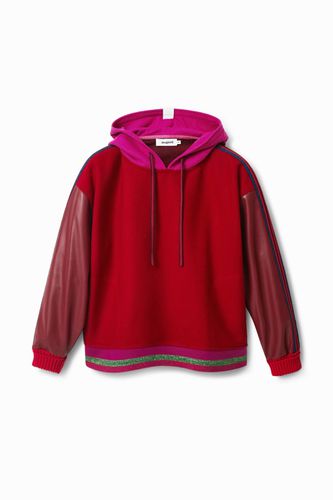 Hybrid sweatshirt - RED - L - Desigual - Modalova