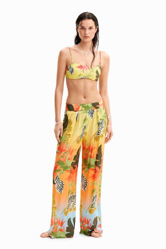 Pantalón Wide leg tropical - - XL - Desigual - Modalova