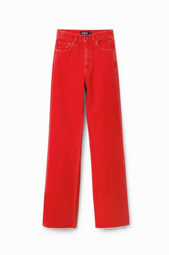 Wide leg jeans - RED - 34 - Desigual - Modalova