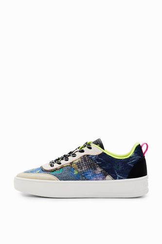 Sneakers plataforma patch - Desigual - Modalova