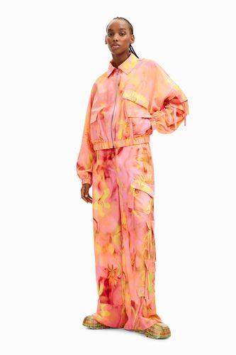 Collina Strada floral oversize jacket - - XL - Desigual - Modalova