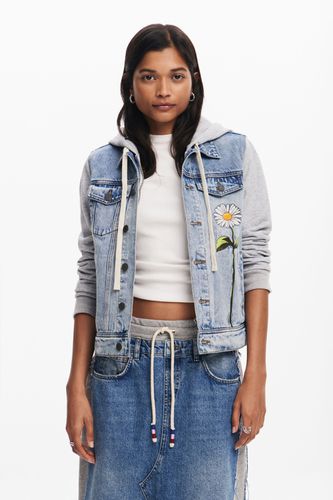 Trucker denim jacket - BLUE - S - Desigual - Modalova